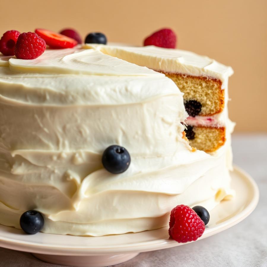 Vanilla & Berry Layer Cake