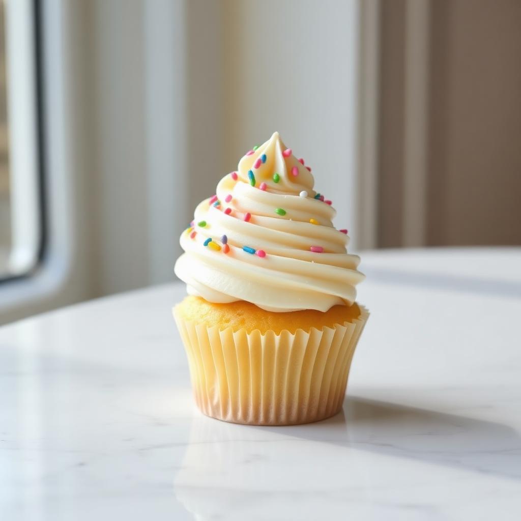 Vanilla Celebration Cupcake