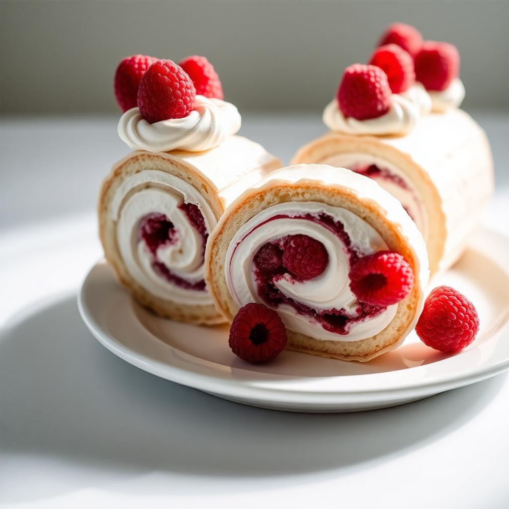 Berry Meringue Roll